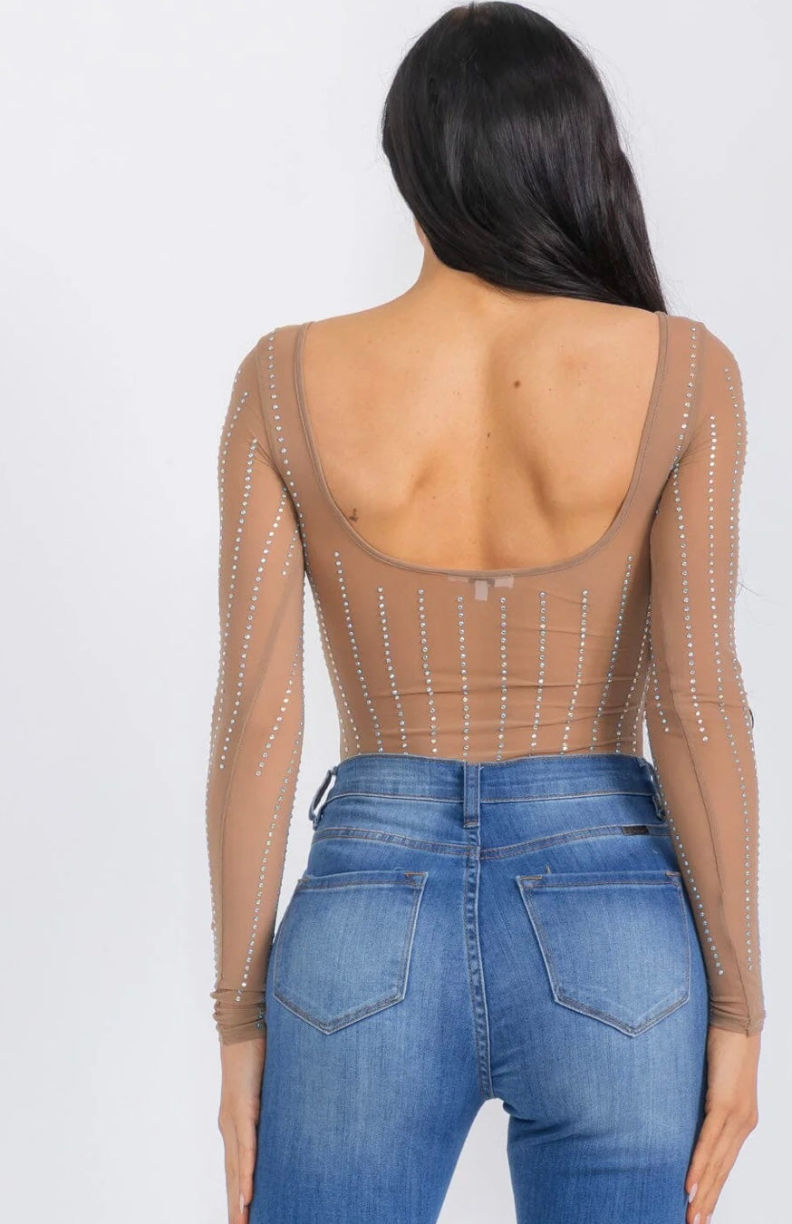 Rhinestone Bodysuit