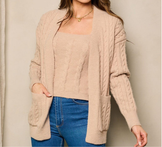 2PC Carmel CARDIGAN Set
