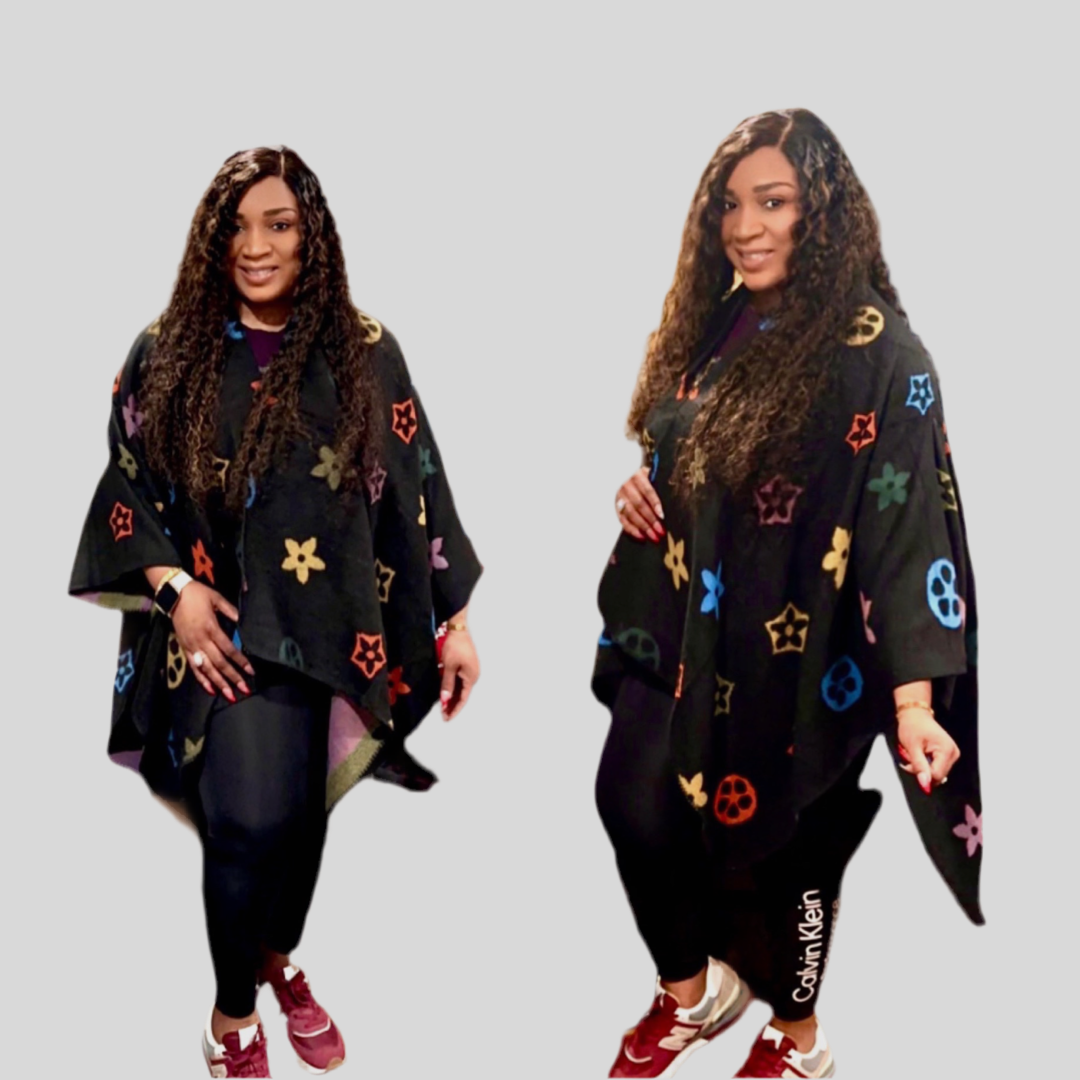 Multi Color Shawls & Ponchos
