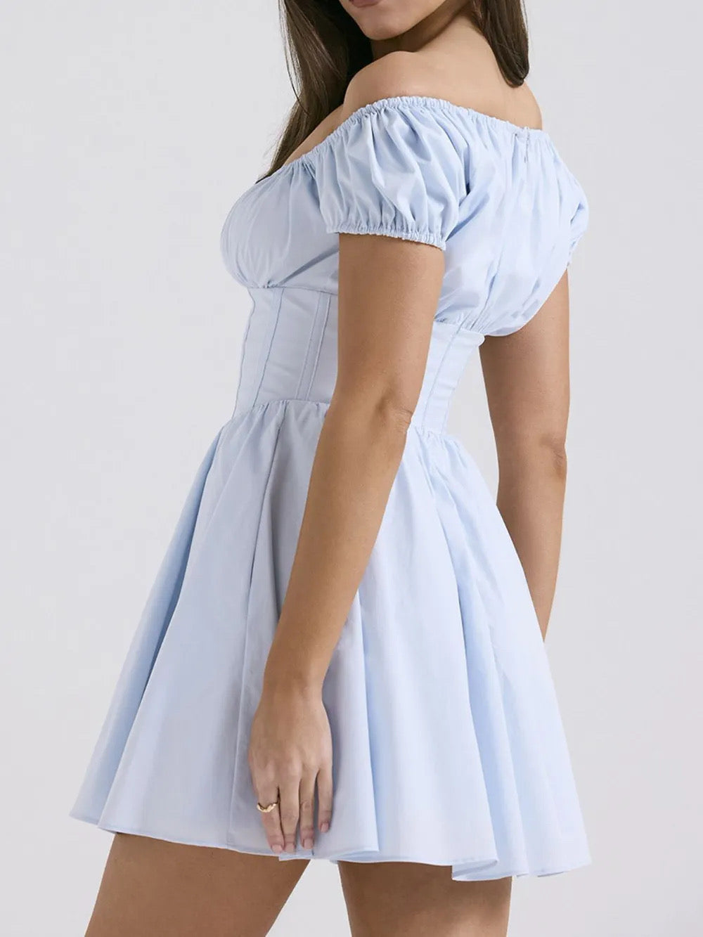 Cap Sleeve Mini Dress