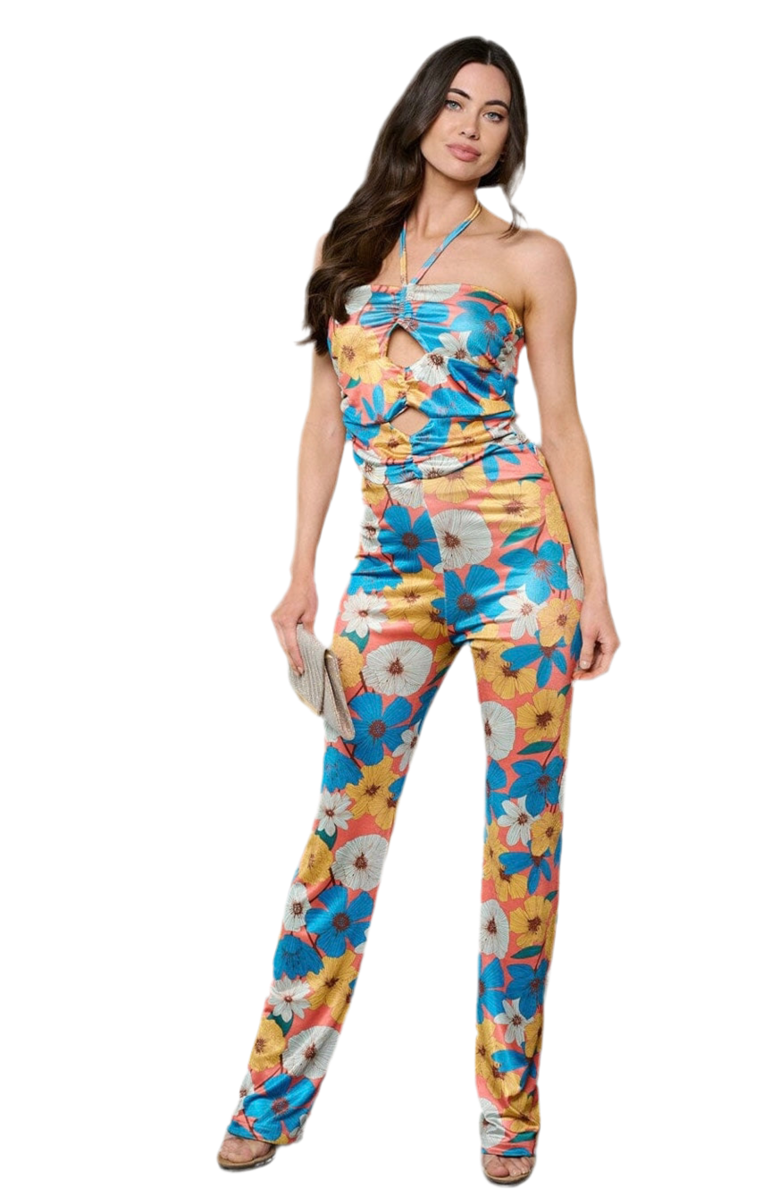 Daisy CROP TOP & PANTS FLORAL SET