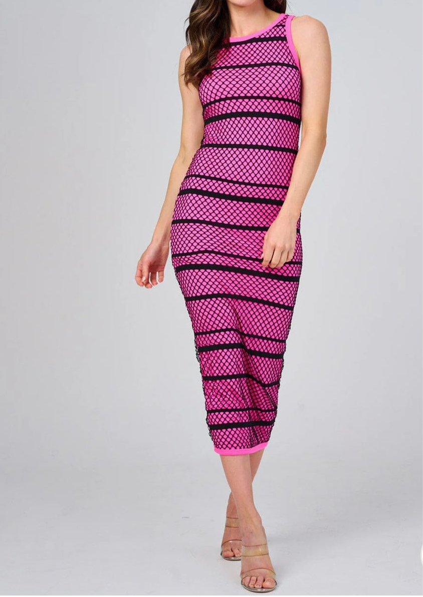 Mesh Maxi Dress