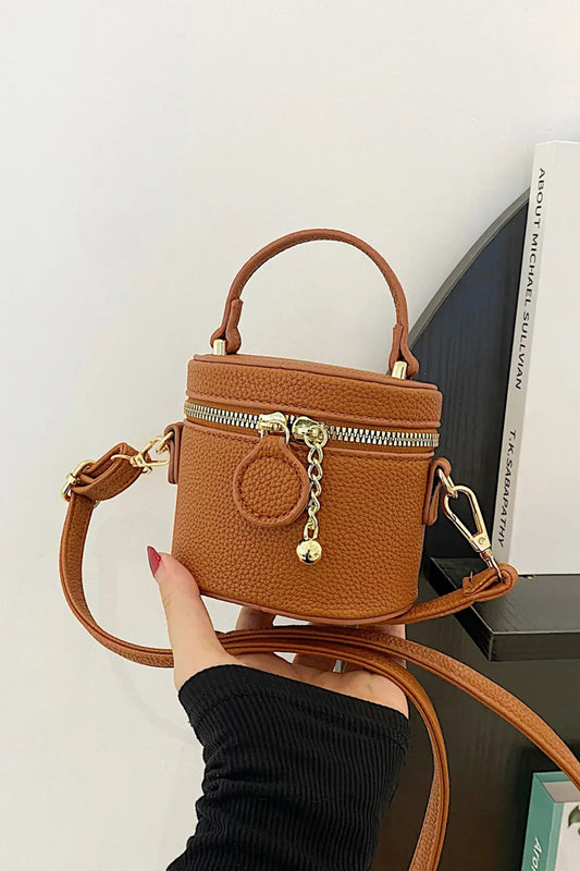 Sundown small crossbody leather bag