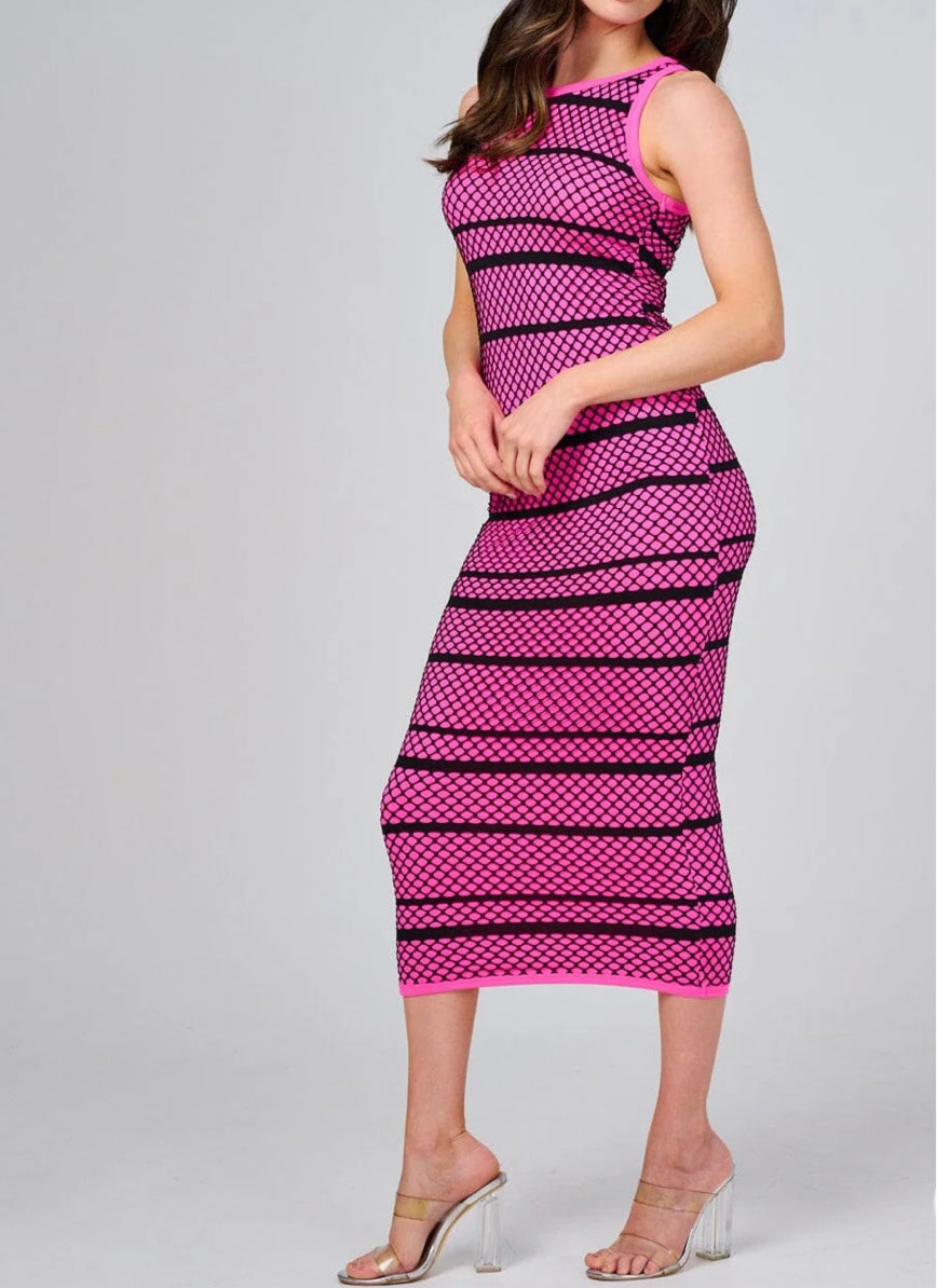 Mesh Maxi Dress