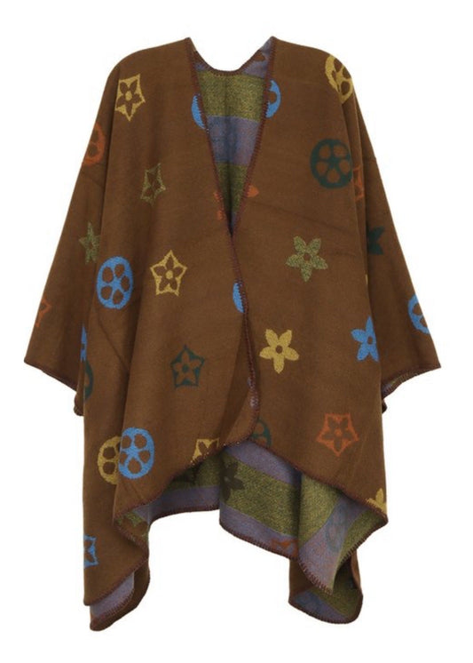 Multi Color Shawls & Ponchos