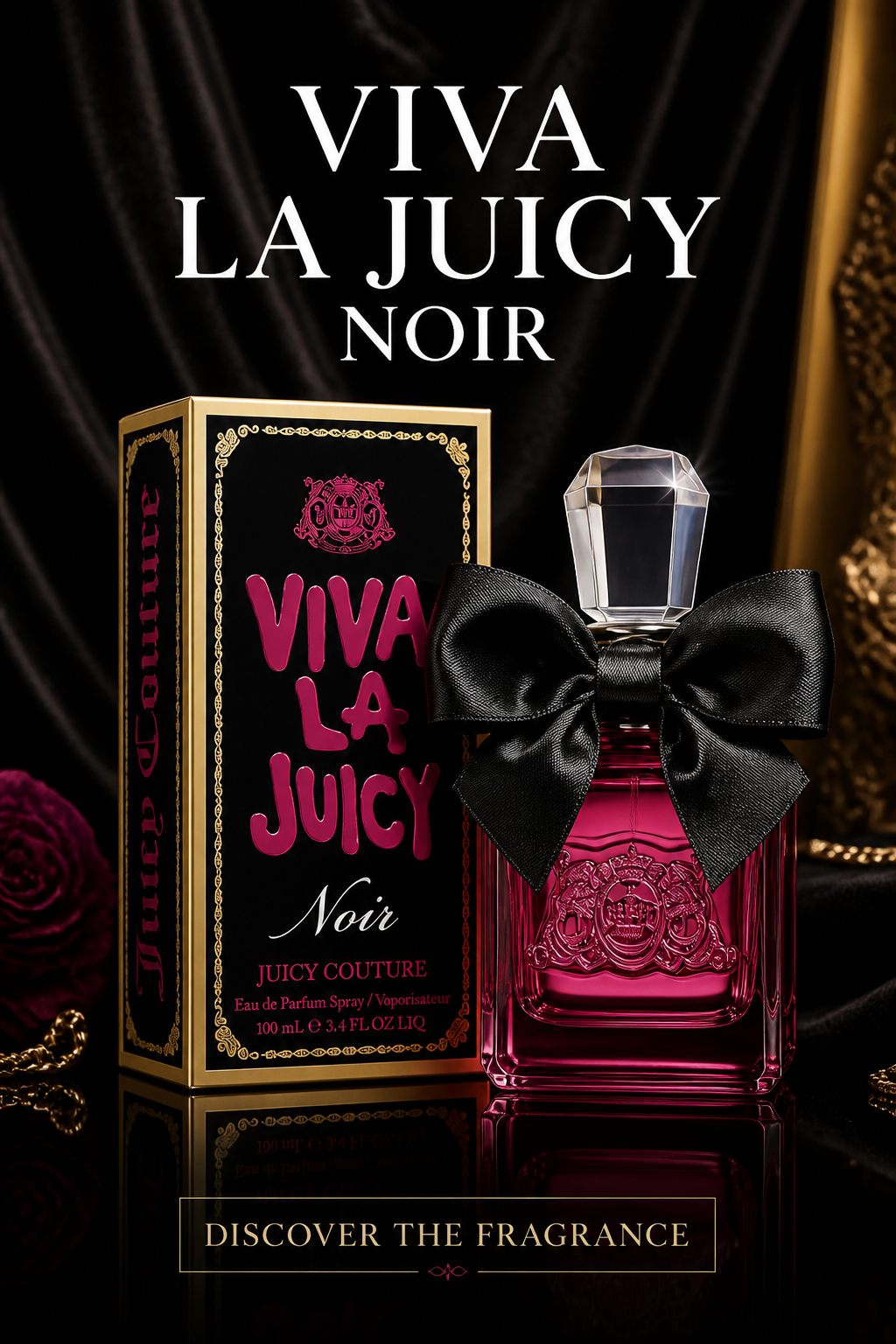 Juicy Couture Viva La Juicy Noir Eau De Parfum, Women's Perfume 3.4oz
