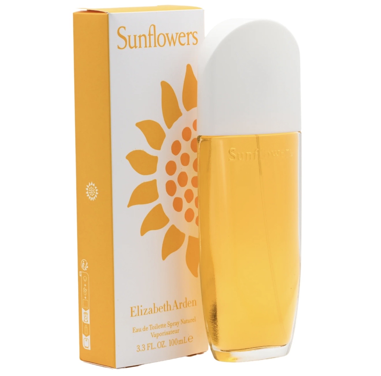 Sunflowers Women's Perfume, Floral Parfum, Notes of Vanilla, 3.4 fl oz by Elizabeth Arden