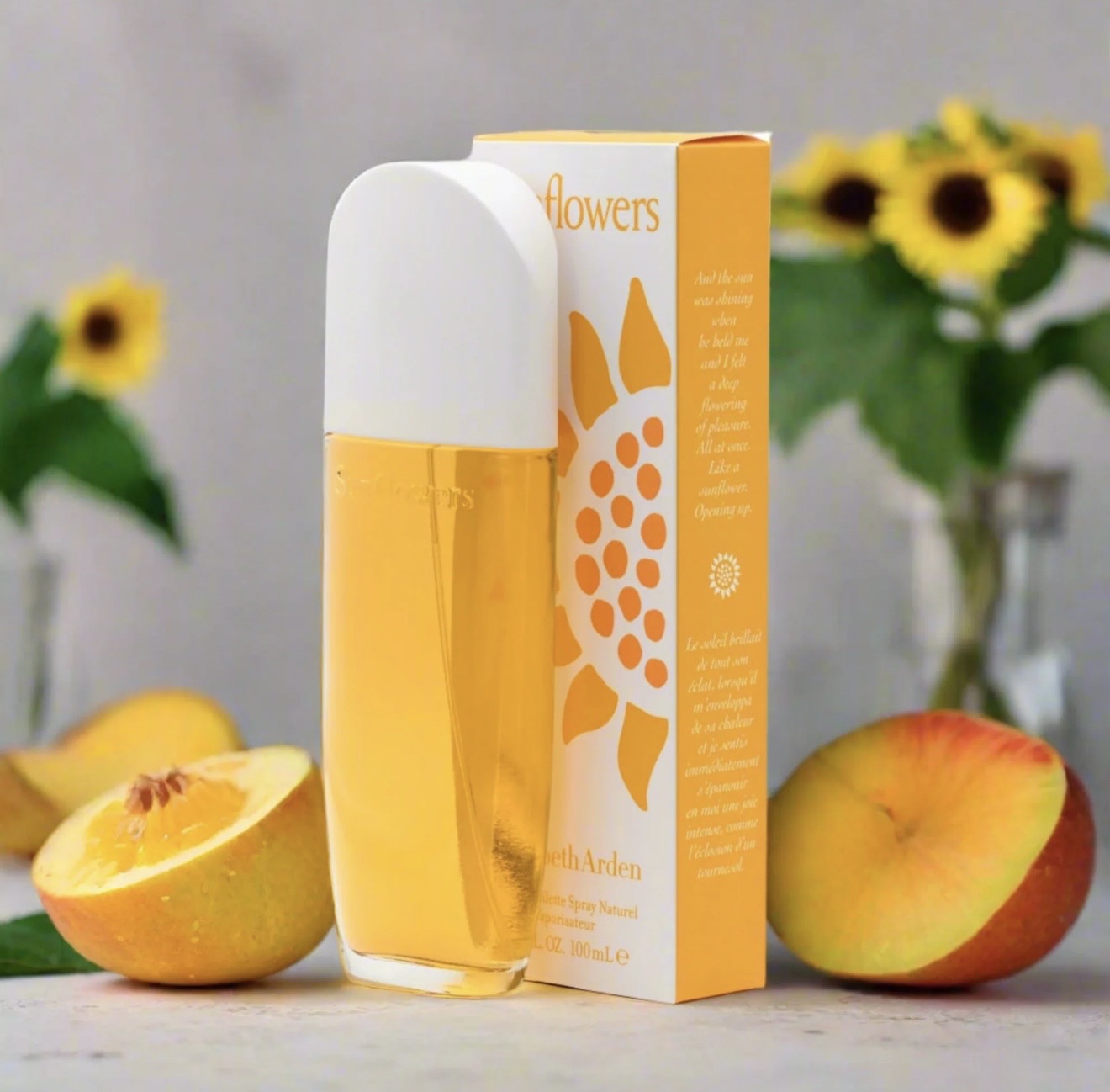 Sunflowers Women's Perfume, Floral Parfum, Notes of Vanilla, 3.4 fl oz by Elizabeth Arden