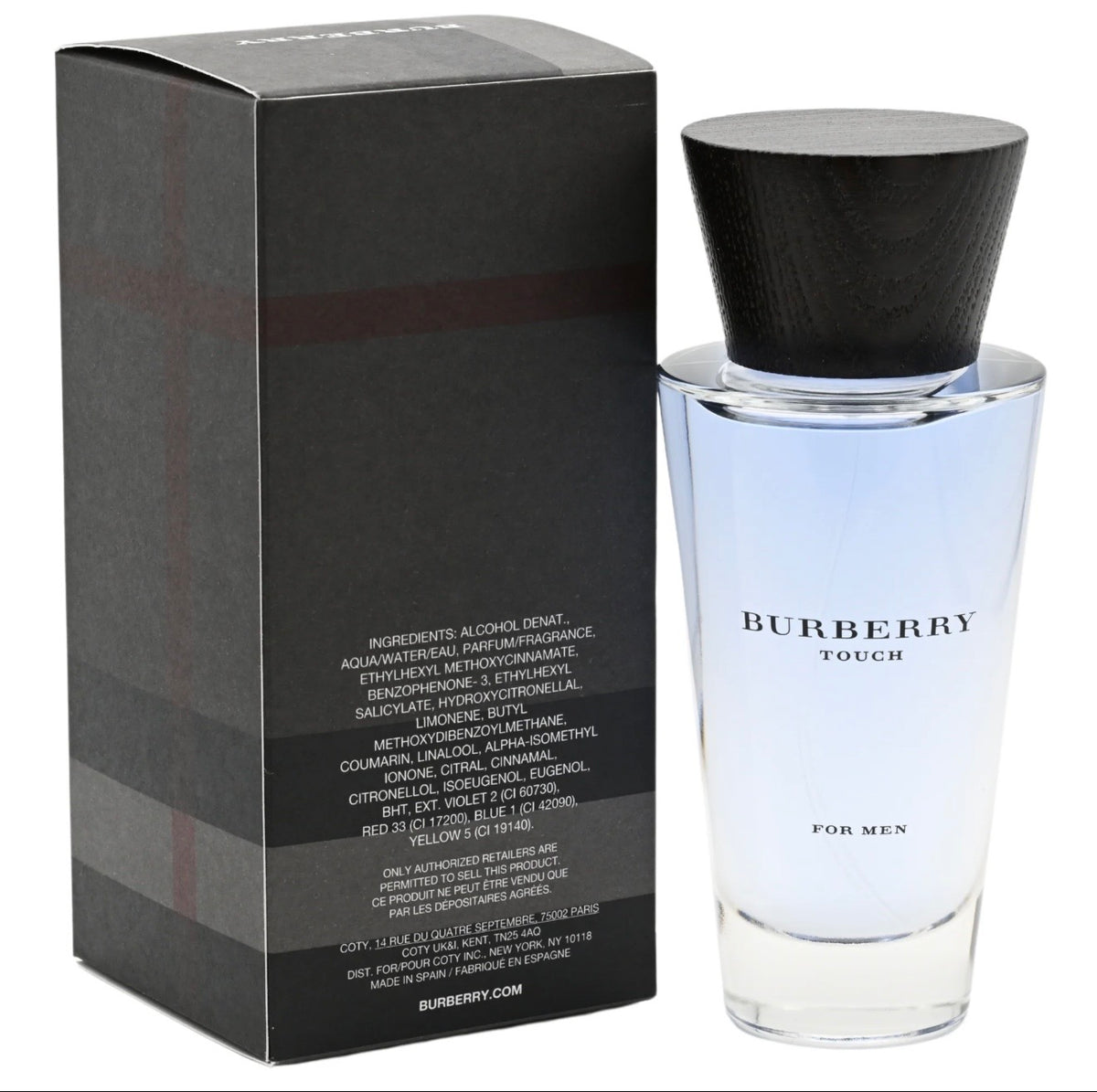 Burberry Touch Eau de Toilette – Fresh Aromatic Cologne 3.3 fl oz