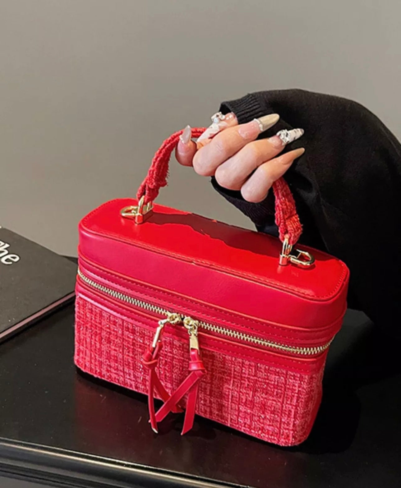 Boxy Top Handle Crossbody Bag