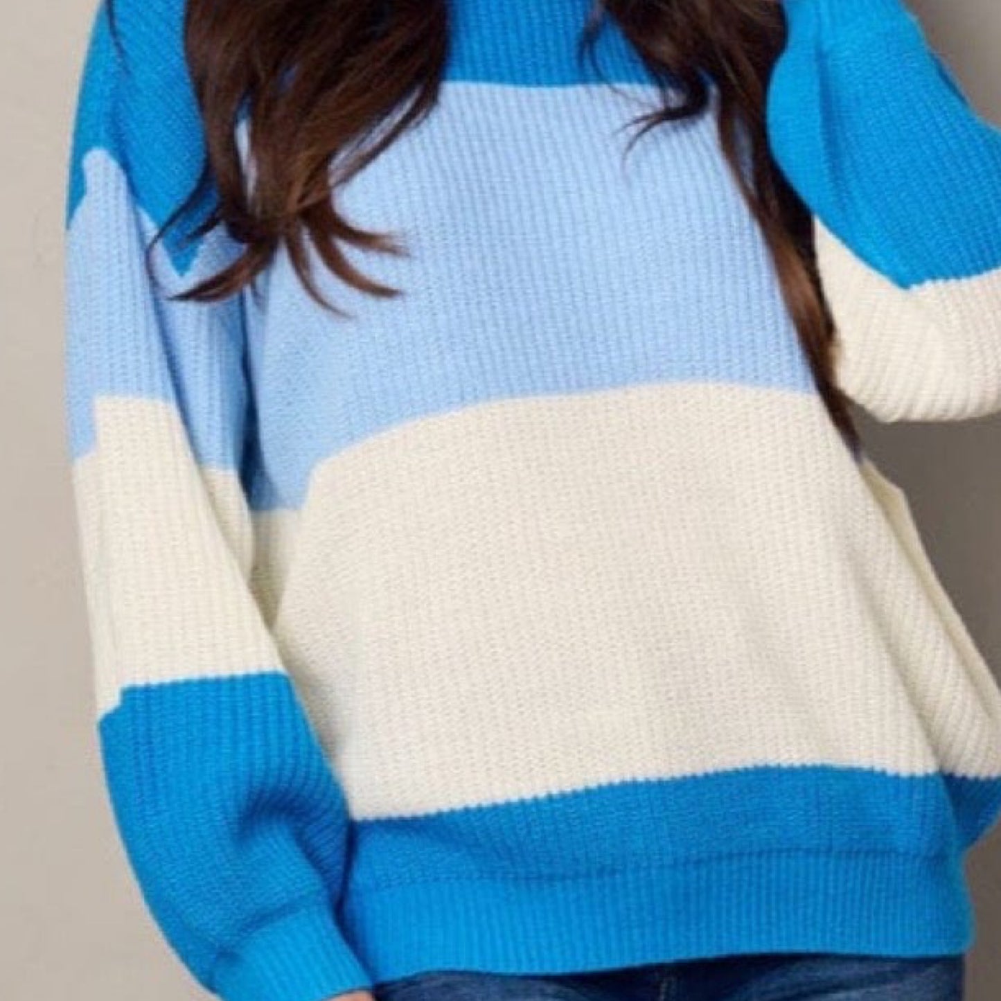 Ocean knitted sweater