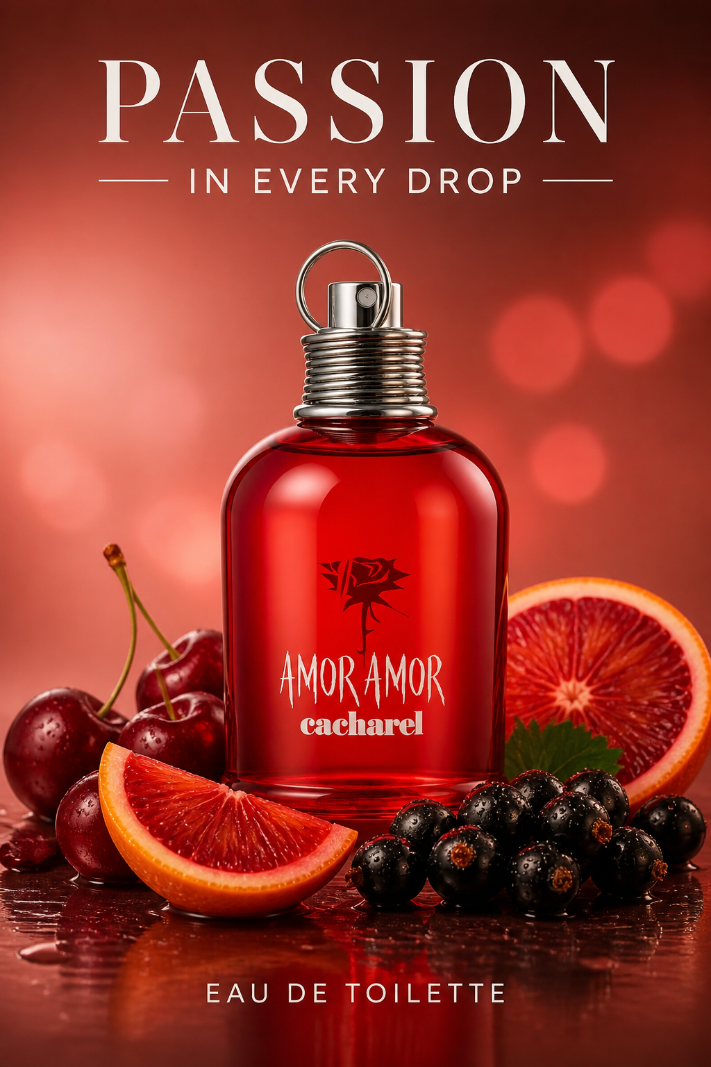 Cacharel Amor Amor Eau de Toilette for Women 3.4 fl oz