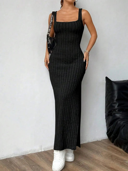Midnight Paris Knit Dress