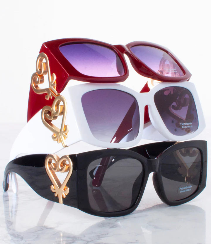 Love heart sunglasses