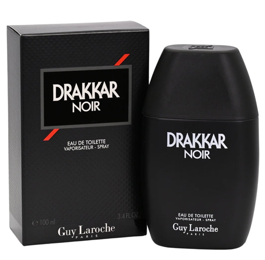 Drakkar Noir By Guy Laroche - Iconic Designer Fragrance - Intense & Powerful Eau de Toilette spray 3.4oz
