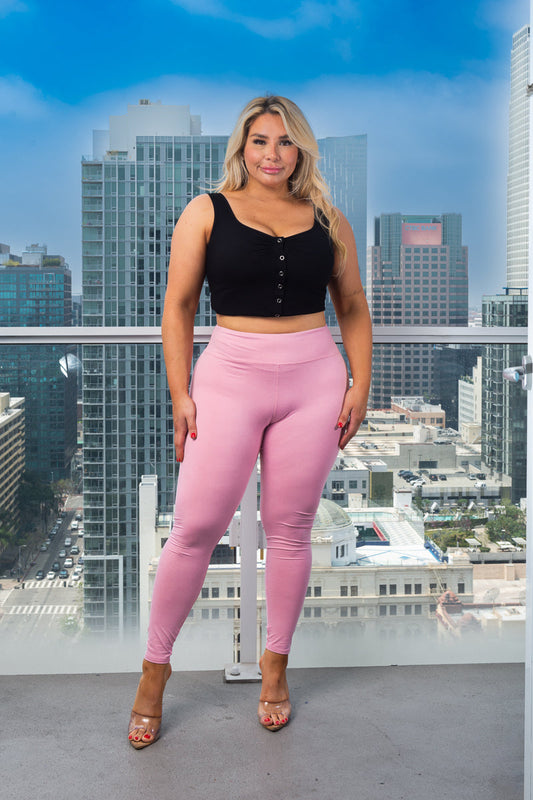 Plus Size Tummy Control Wide Waistband yoga Pants