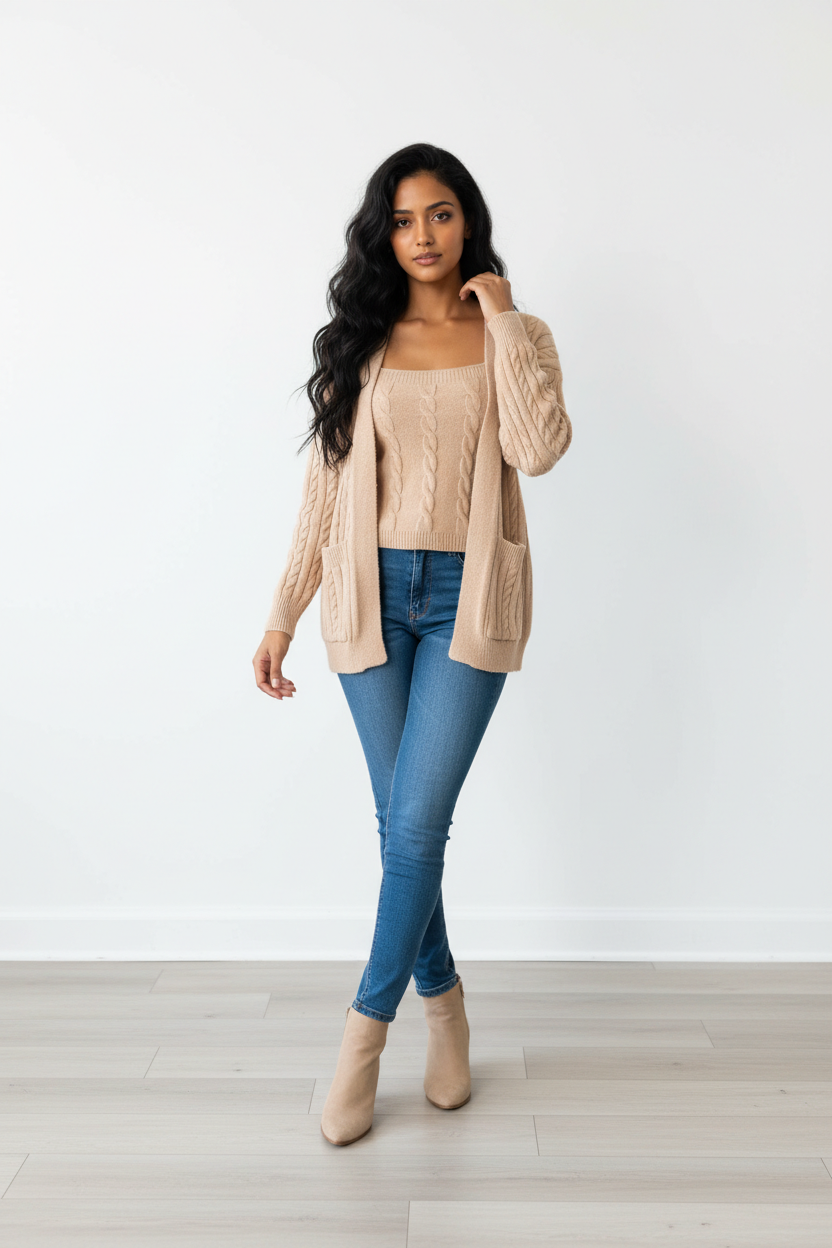 2PC Carmel CARDIGAN Set