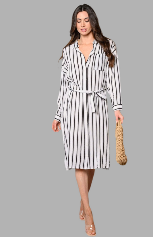 Black and white doll dress