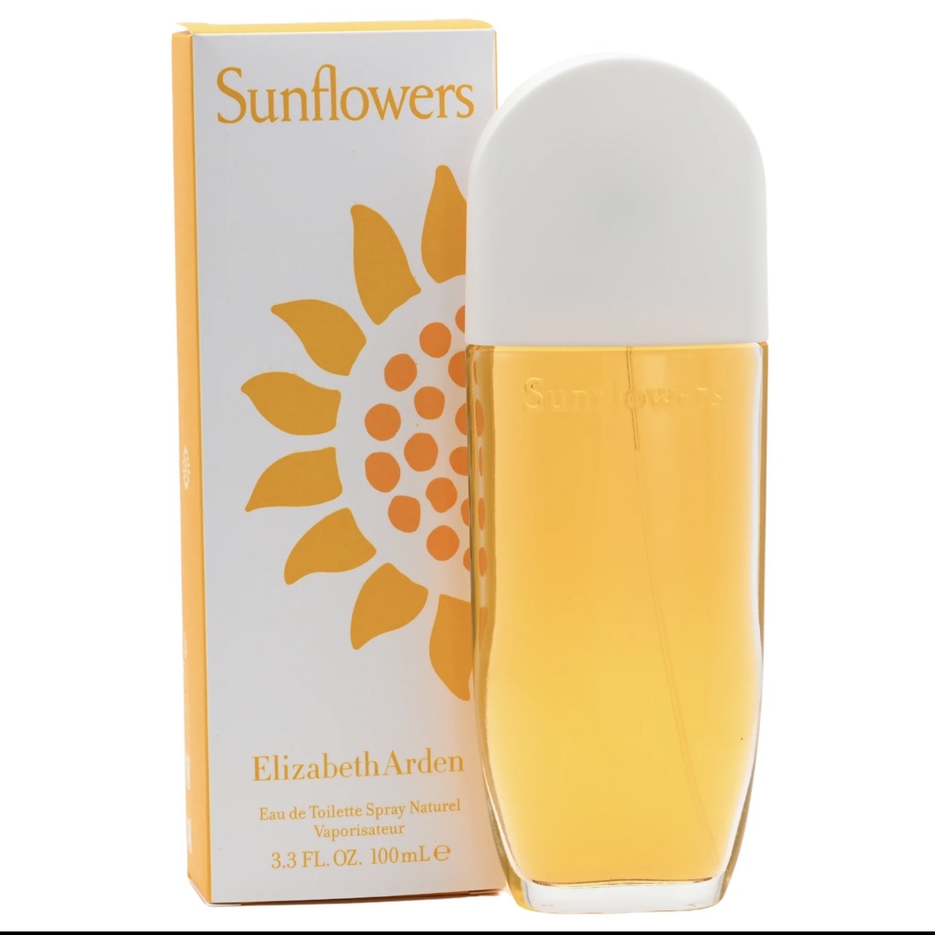 Sunflowers Women's Perfume, Floral Parfum, Notes of Vanilla, 3.4 fl oz by Elizabeth Arden