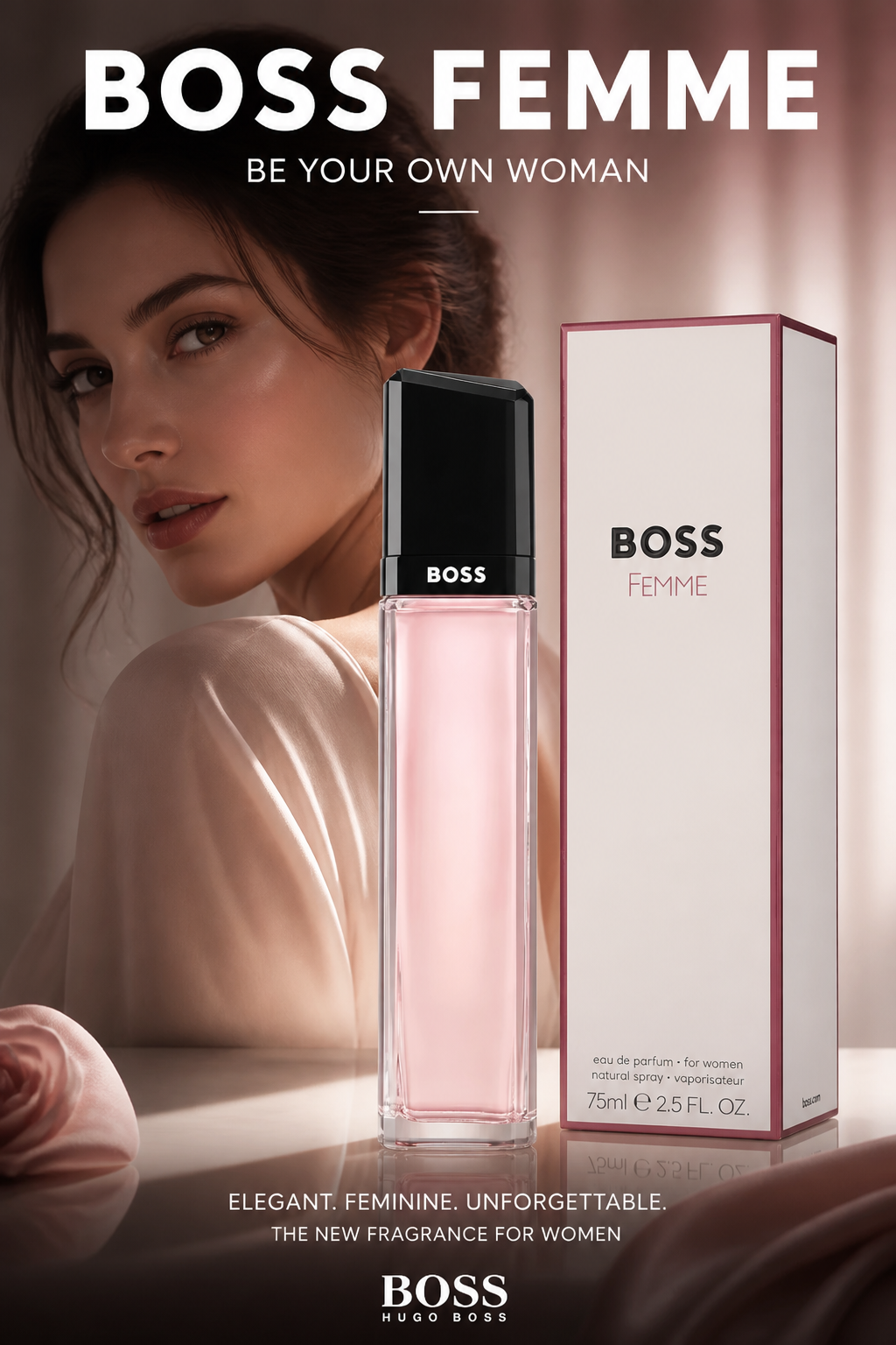 Hugo Boss BOSS Femme Eau de Parfum – Woody Perfume for Women 2.5 fl oz