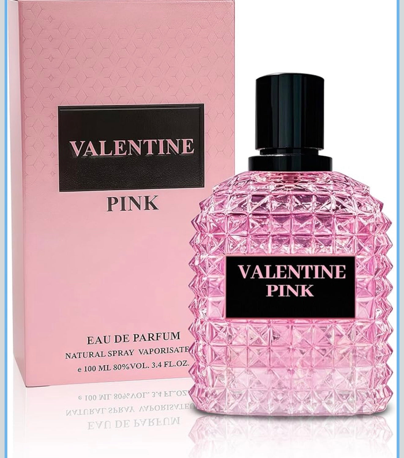 Valentine Pink Eau De Parfum, Perfume for Women, 100 mL Spray
