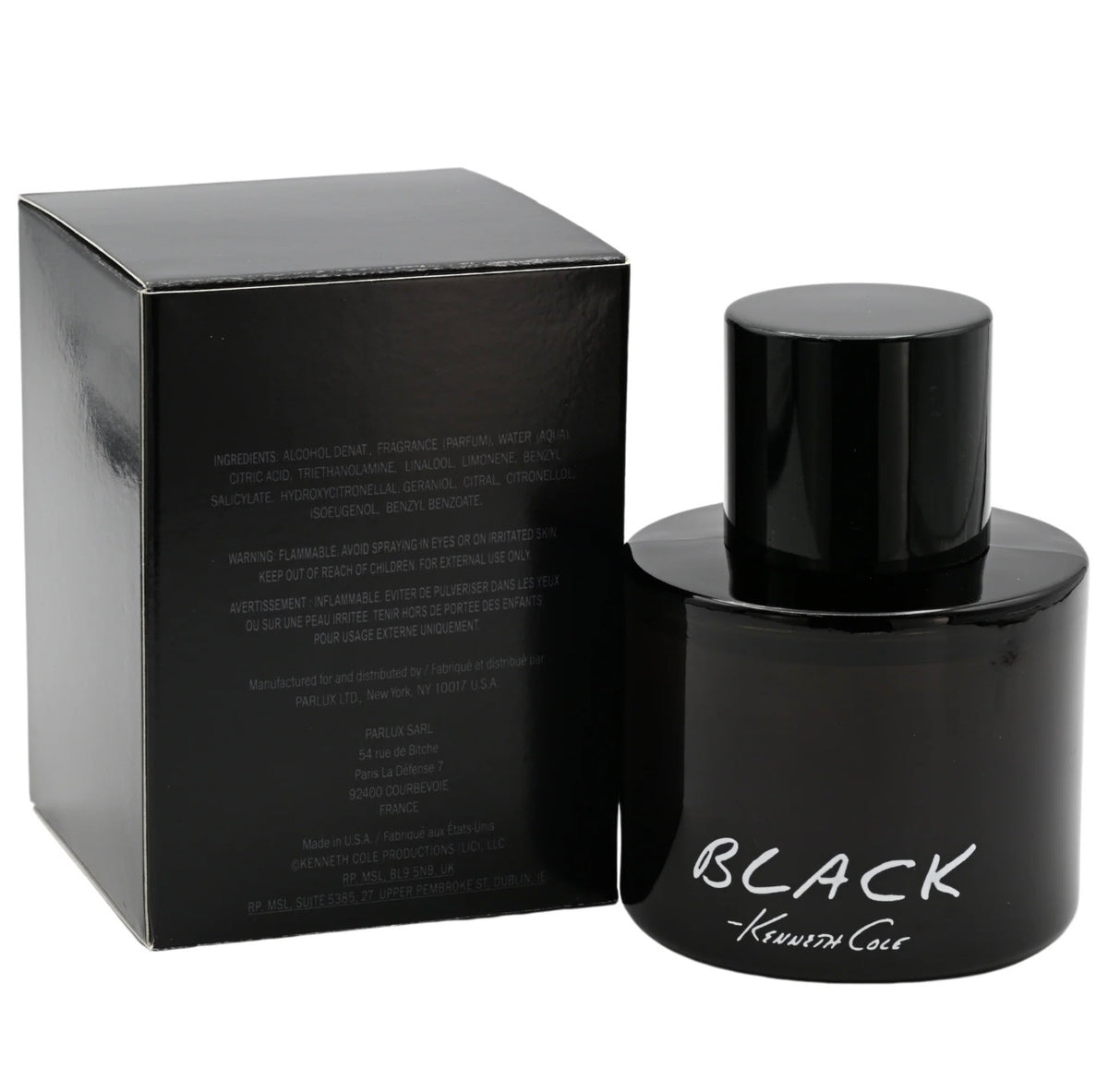 Kenneth Cole Black Eau de Toilette Spray Cologne for Men 3.4 fl oz