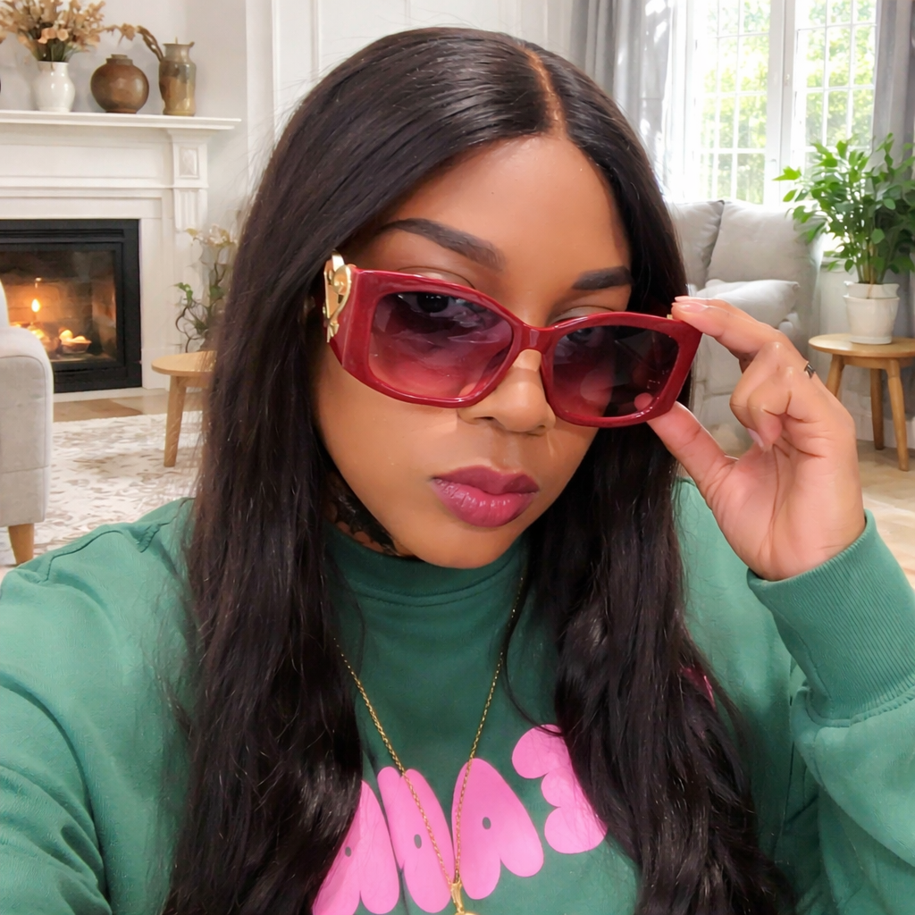 Love heart sunglasses unisex