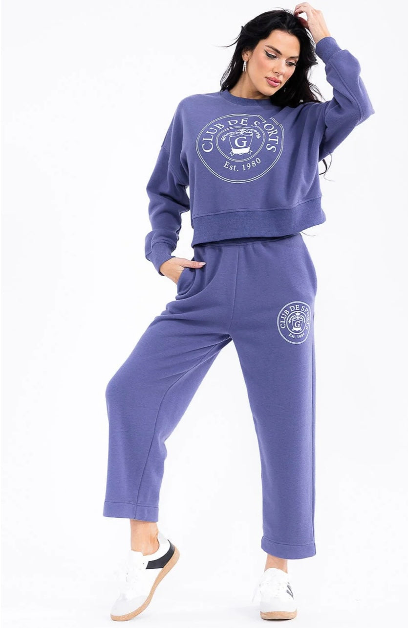 Over the top ELASTIC WAIST PANTS GRAPHIC 2PC. SET