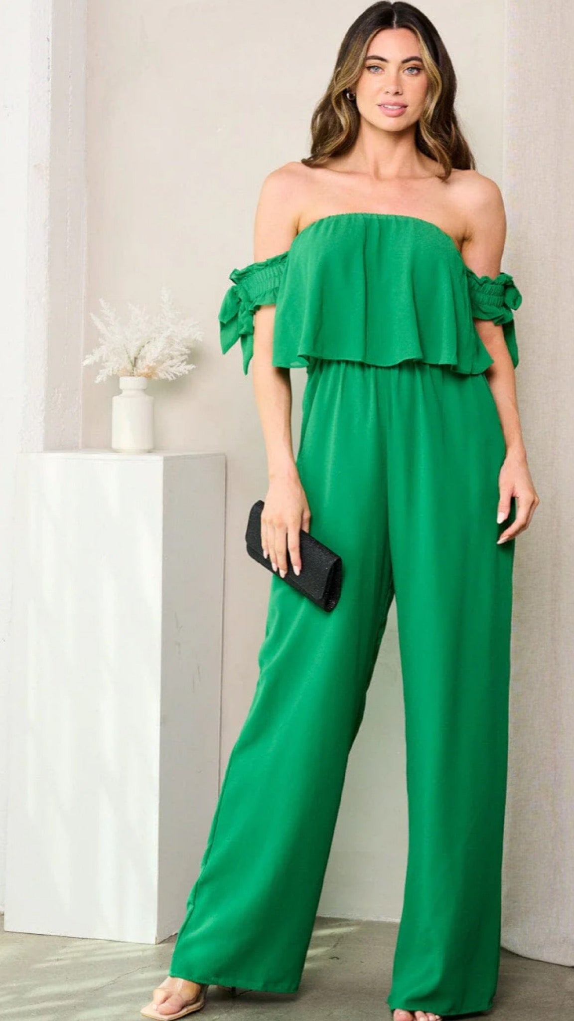 Women Off Shoulder Jumpsuit