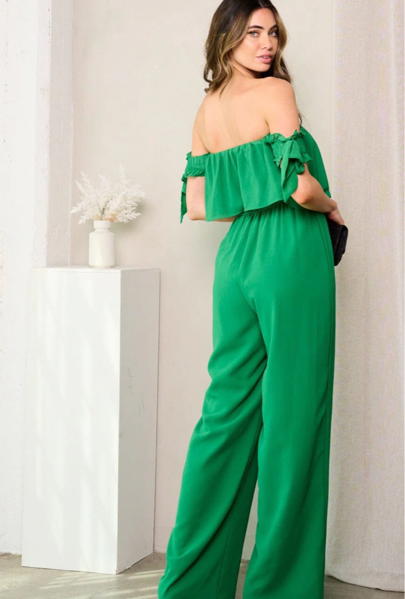 Women Off Shoulder Jumpsuit