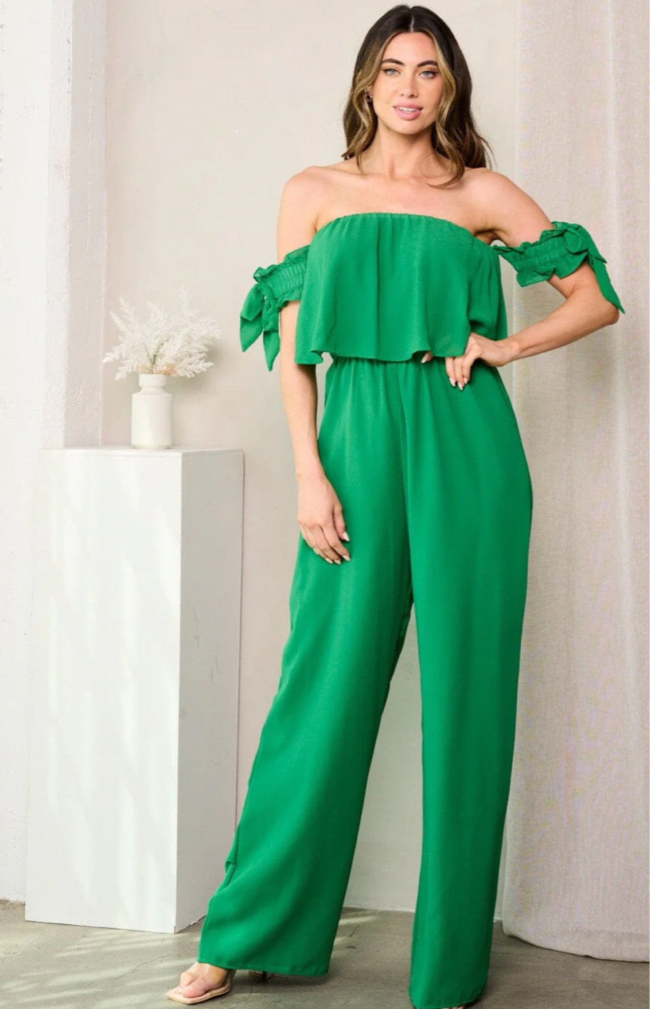 Women Off Shoulder Jumpsuit