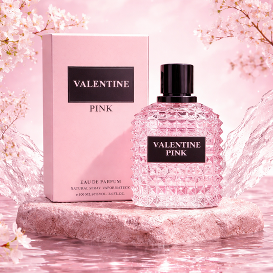 VALENTINE PINK SPRAY PERFUME EAU DE PERFUM FOR WOMAN 100ml/3.4floz