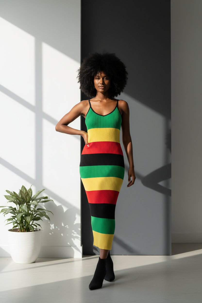 Call me Reggae maxi dress