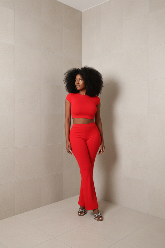 Bella Set with Crop Top