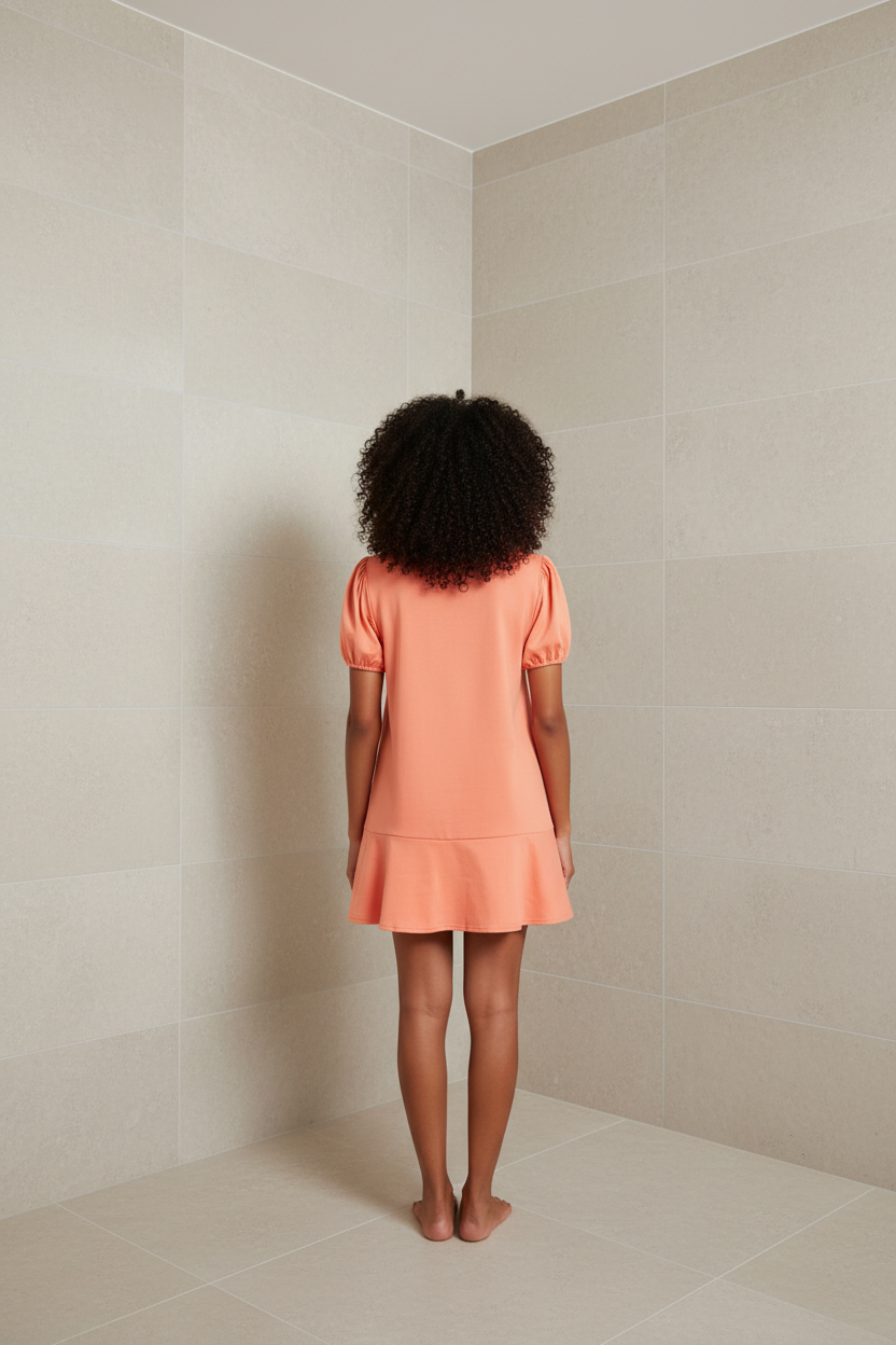 Hawaiian raffle graphic mini dress