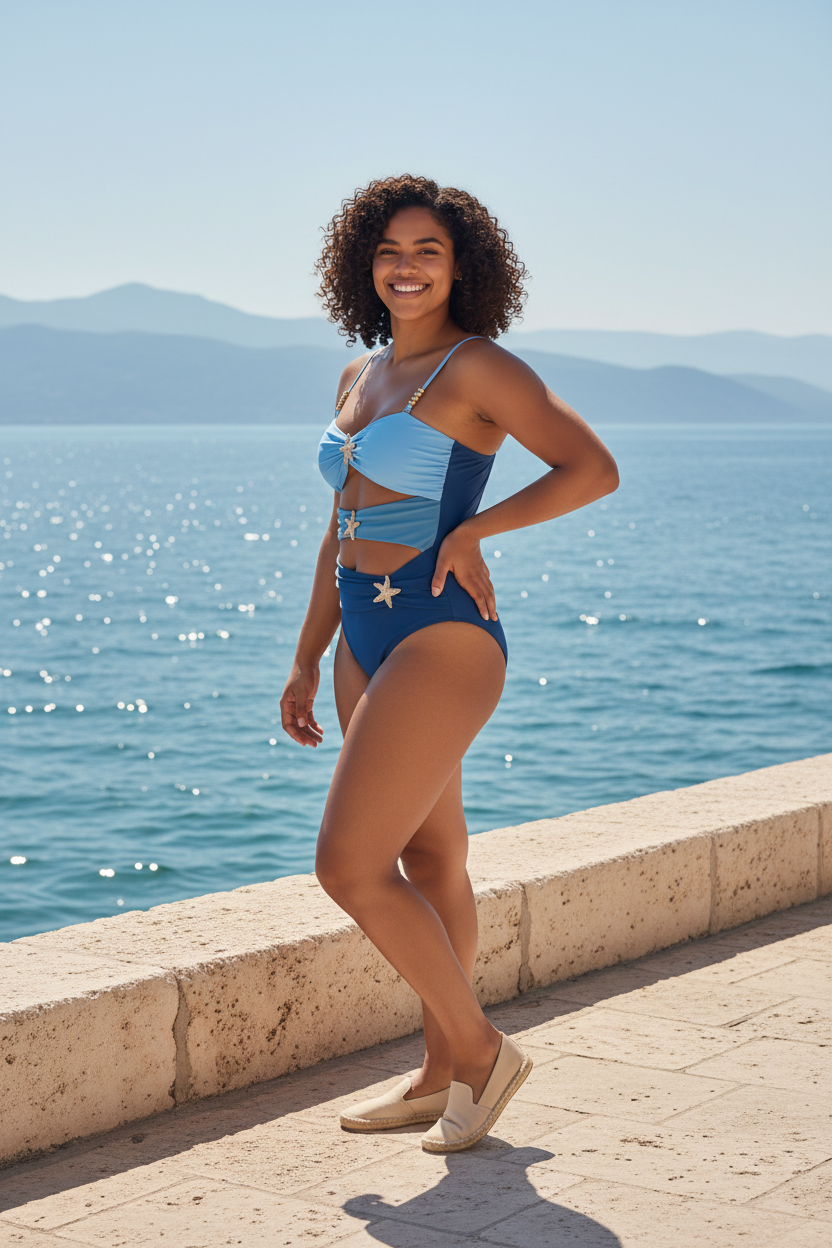 Cutout Spaghetti Strap One-Piece Swimwear