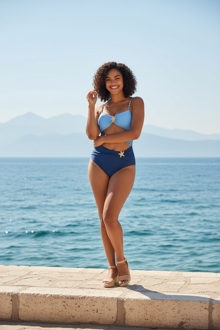 Cutout Spaghetti Strap One-Piece Swimwear