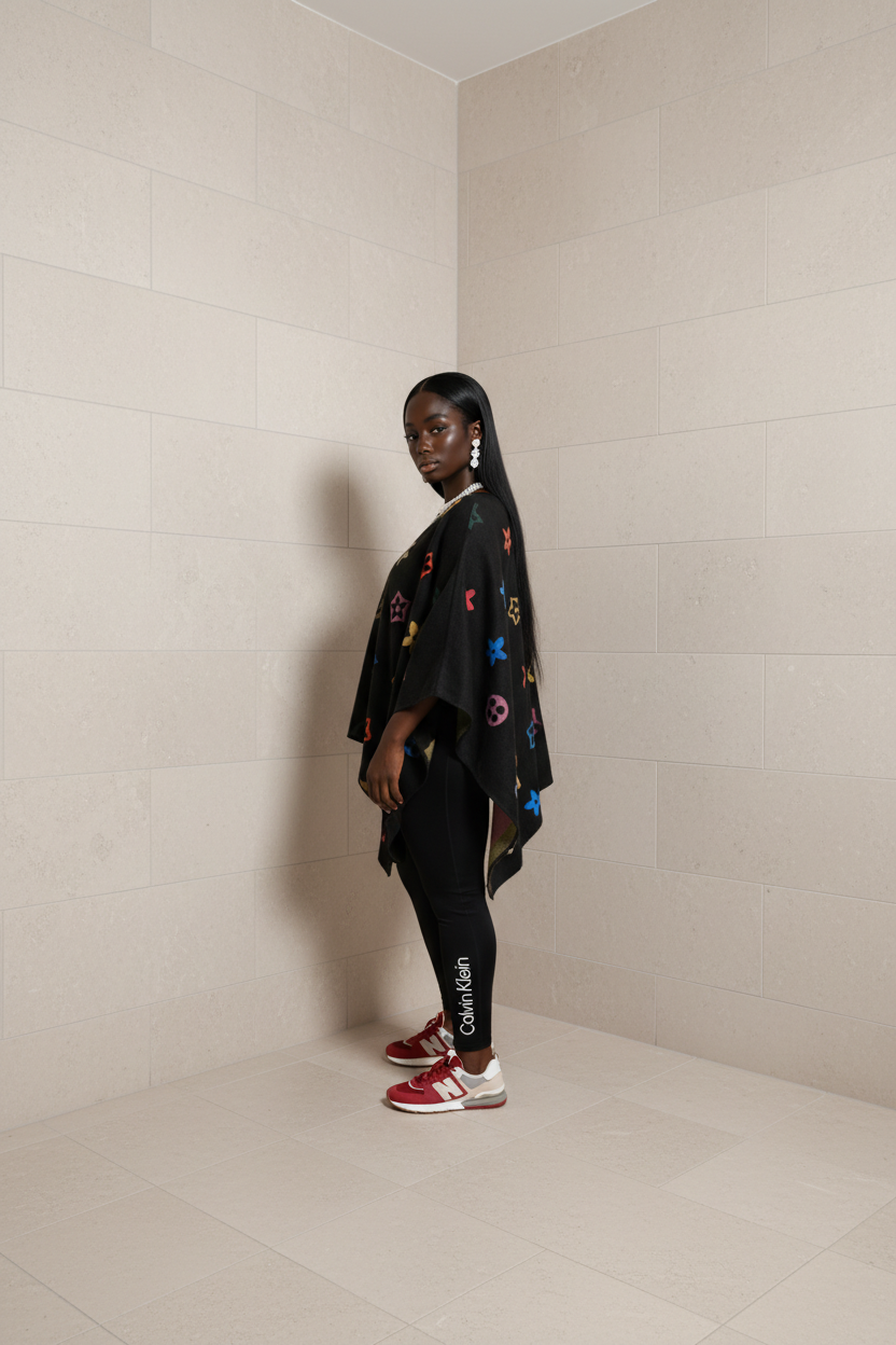 Multi Color Shawls & Ponchos