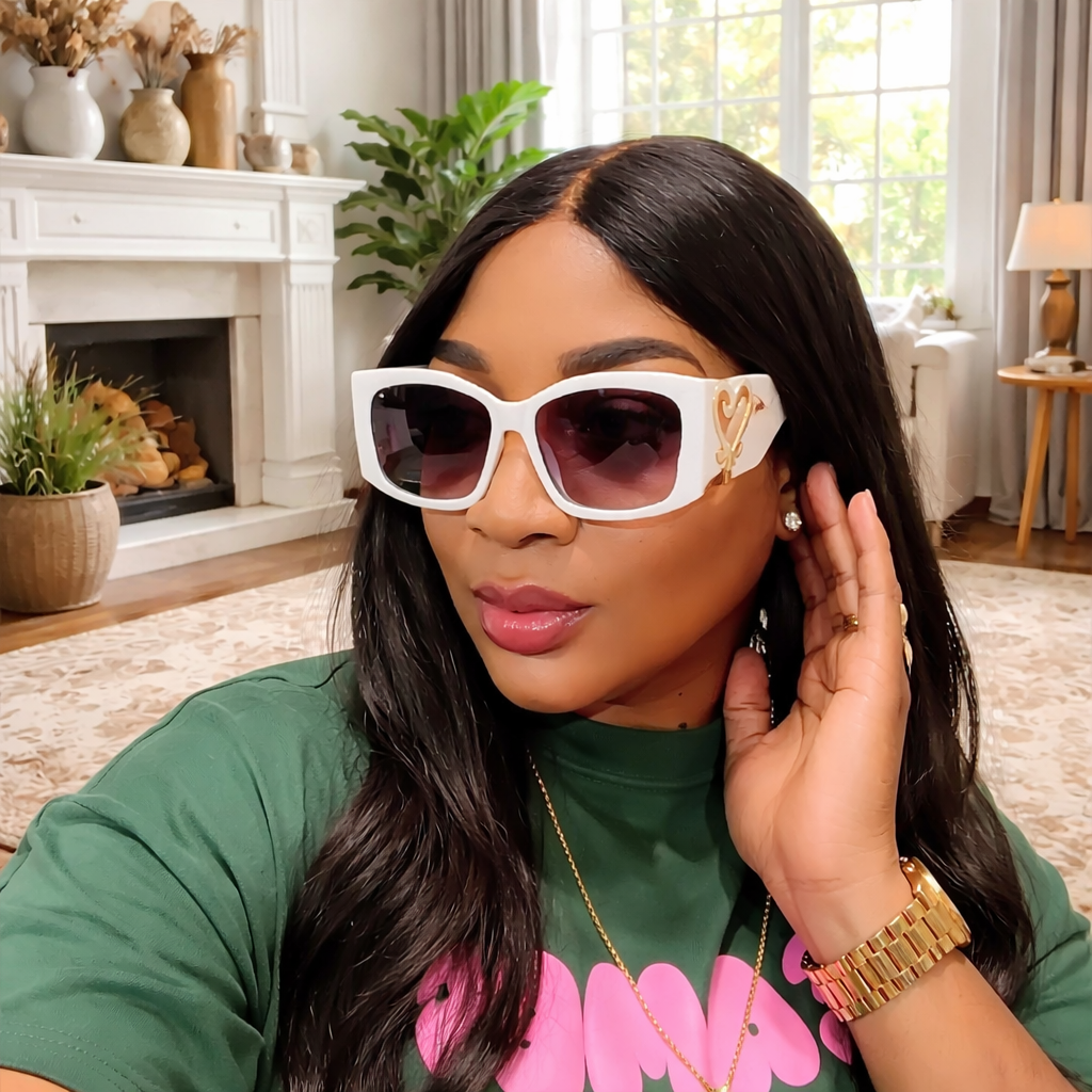 Love heart sunglasses unisex