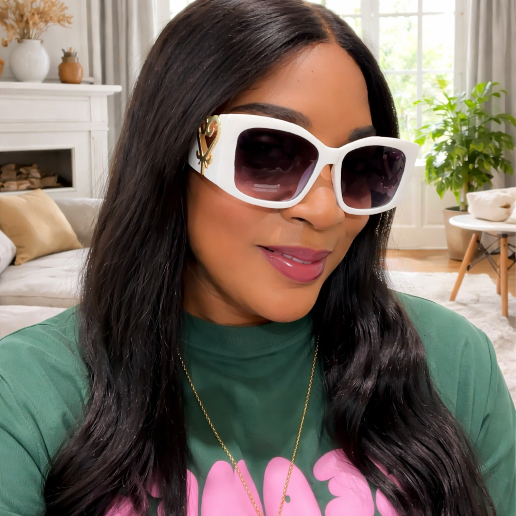 Love heart sunglasses unisex