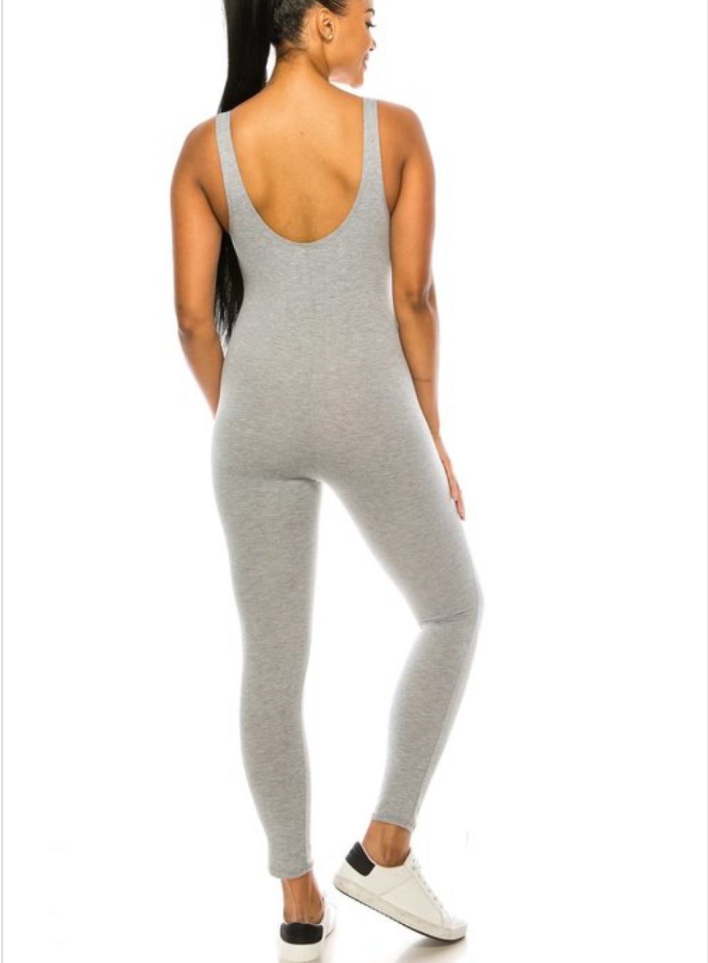 Muscle Tank Jumpsuit in Solid Colors